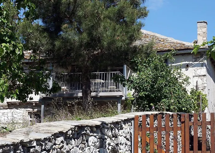 Traditional Stone House In A Great Garden *