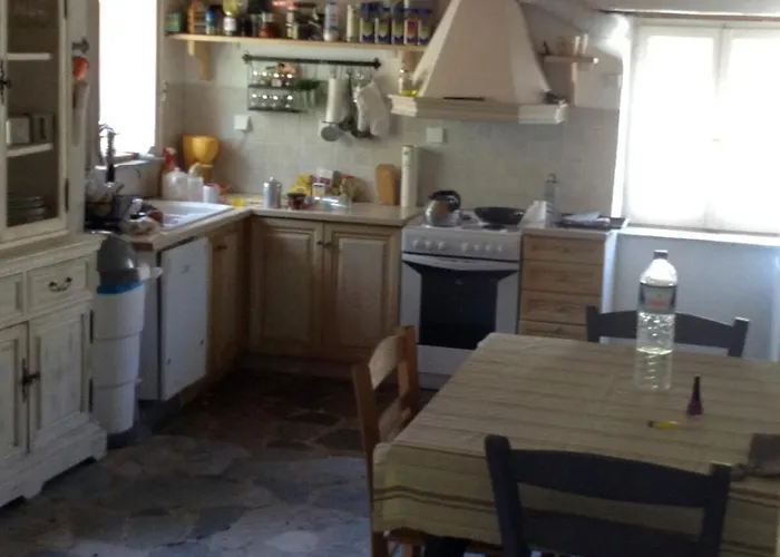 Traditional Stone House In A Great Garden Theologos (Thasos)